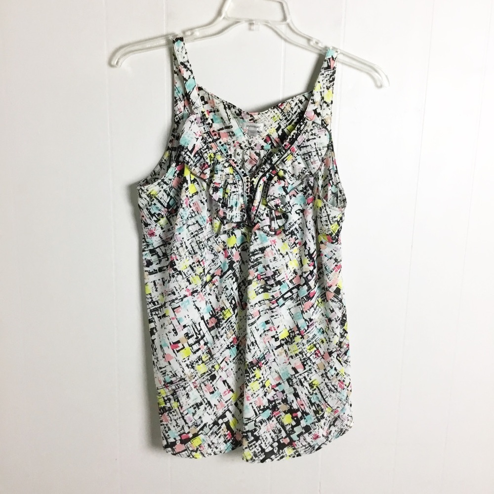 Avenue Plus Size 14/16 Tank Top Beaded Summer Colorful